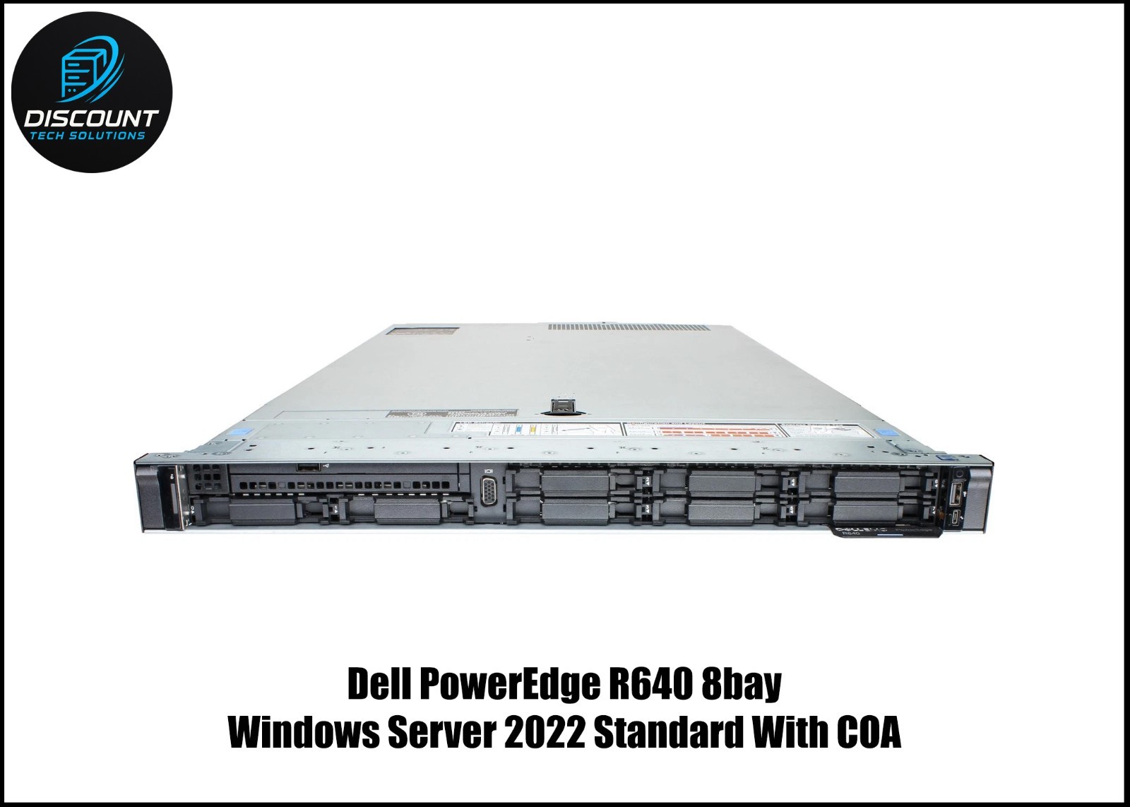 Dell EMC PowerEdge R640 2x Intel Gold 6134 3.2Ghz 64GB Server 2025 Standard SSD