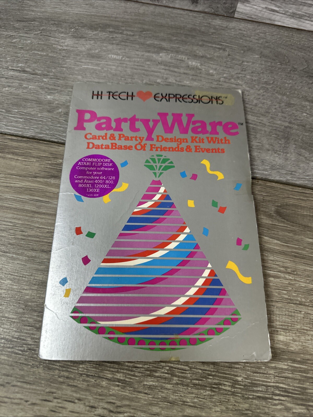 Hi Tech Expressions Party Ware, Party supplies maker, Commodore 64 atari 400