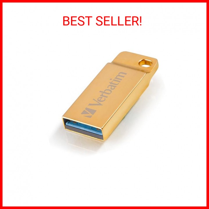 Verbatim 32GB Metal Executive USB 3.0 Flash Drive - Gold - 99105