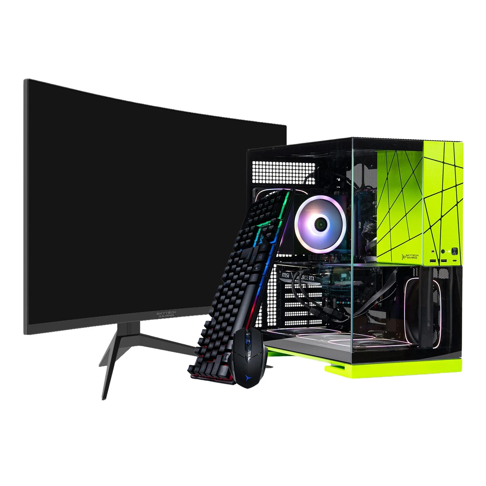 skytech gaming 27in viper ryzen7 16gb