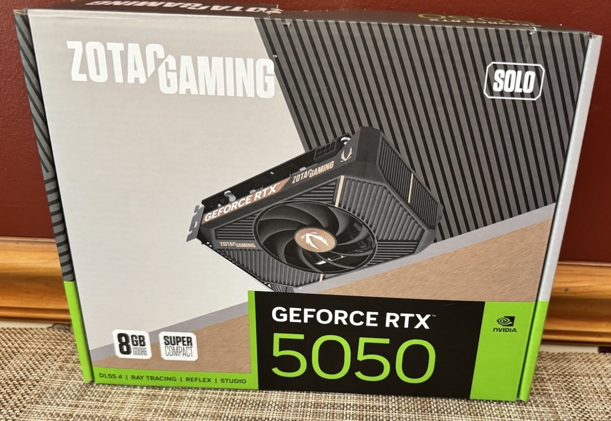 ZOTAC GAMING NVIDIA GeForce RTX 5050 SOLO 8GB