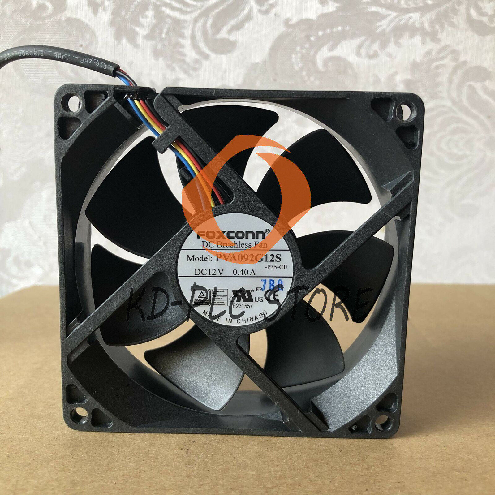 New Foxconn PVA092G12S 9cm 92x92x25mm DC12V 0.40A 4 lines pwm CPU cooling fan