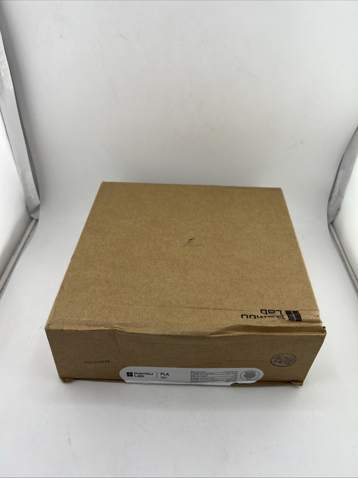 Bambu Lab PLA Basic Refill Filament 1.75mm 1kg Silver New