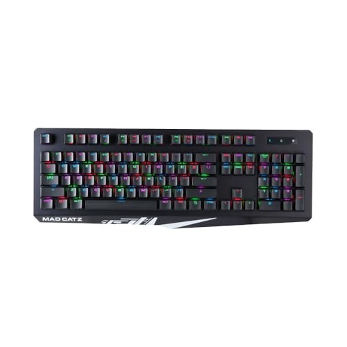 Mad Catz STRIKE 4 Gaming Keyboard Red Switch Black Official Japanese Product 2