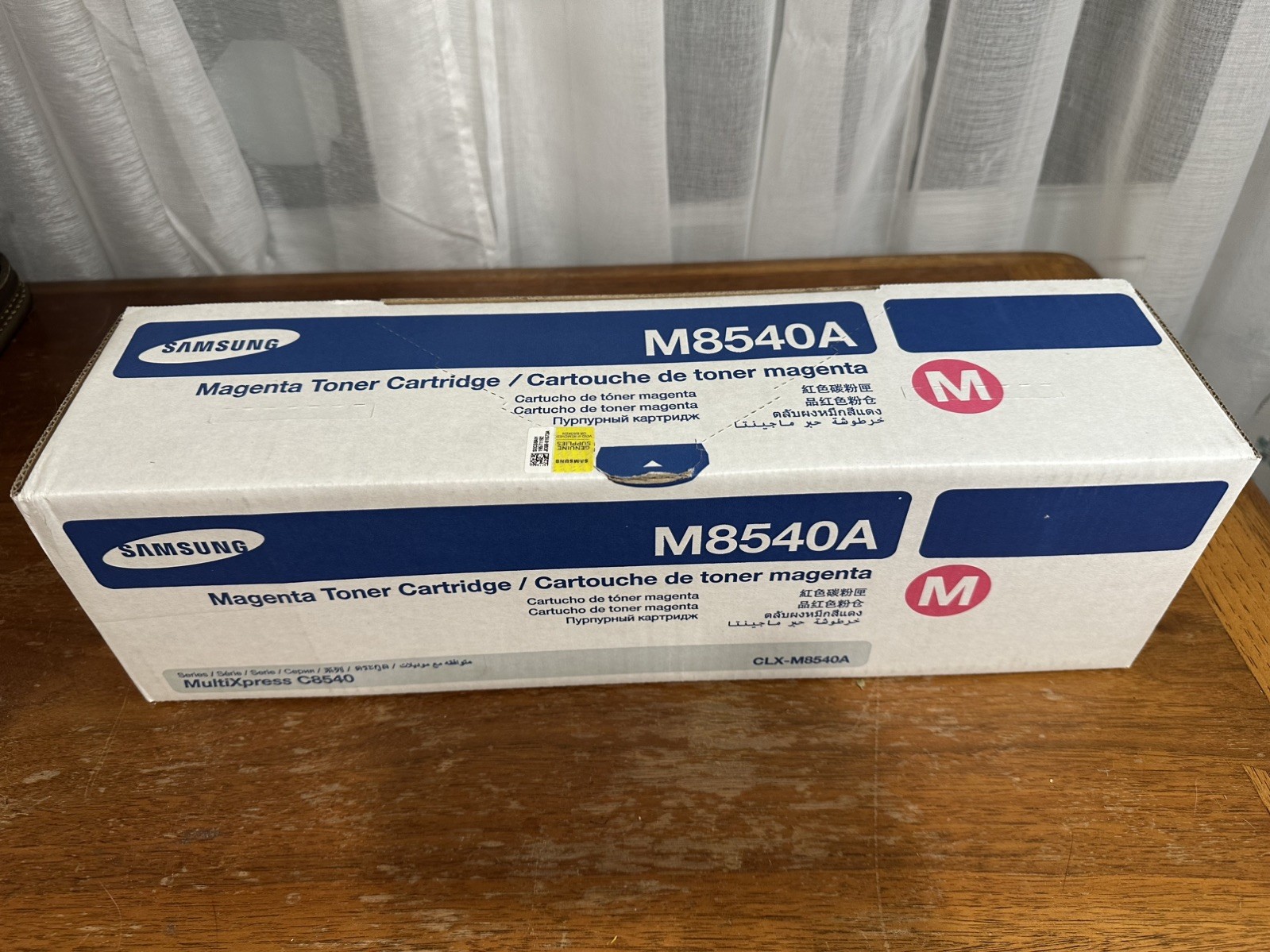 New Genuine Samsung CLX-M8540A Toner Cartridge Magenta