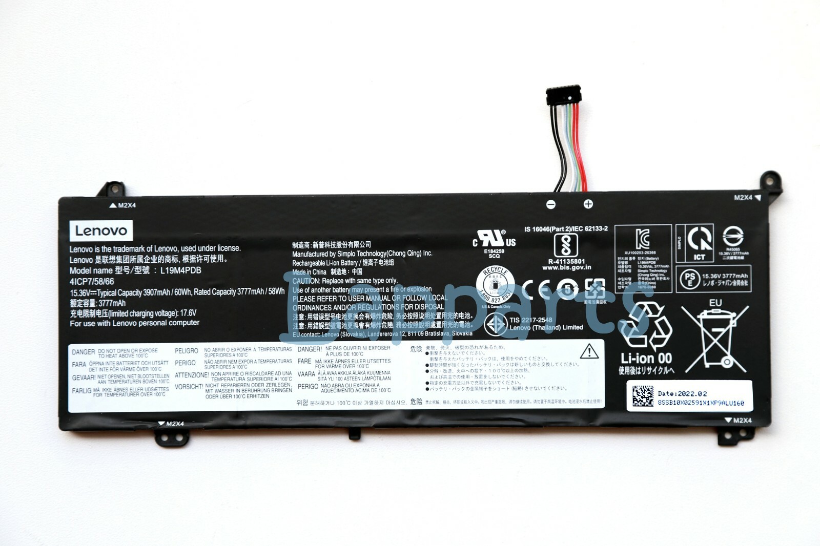 New Genuine L19C4PDB L19M4PDB Battery for Lenovo ThinkBook 14 15 G2 ITL Series
