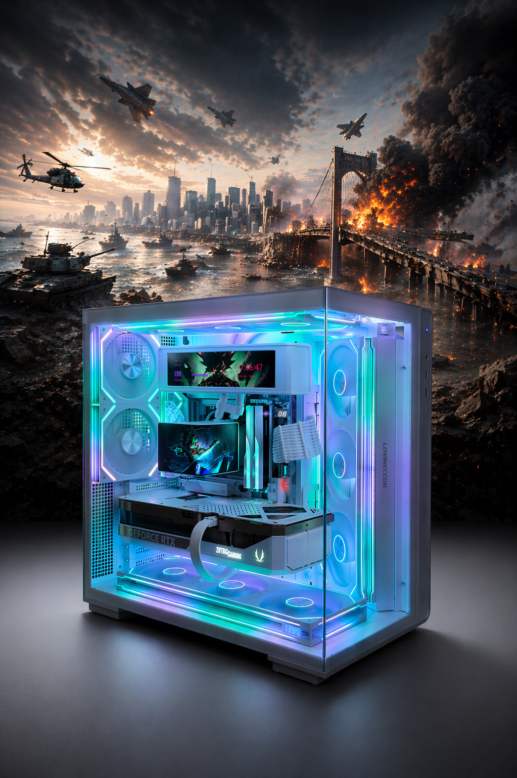 White Ultimate Custom Work & Gaming PC |Ryzen 9 9950X3D | RTX 5080 | 64GB | 4TB