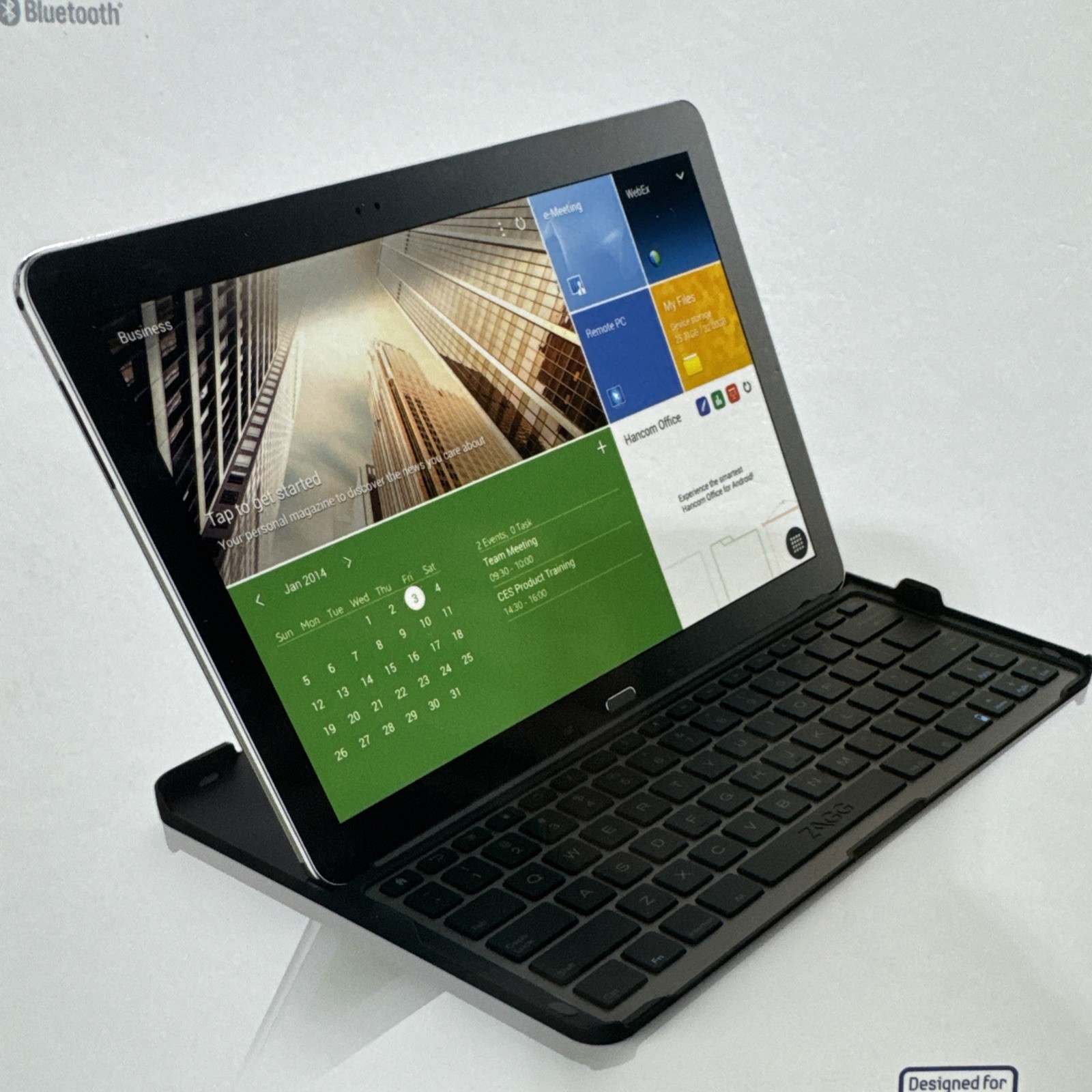 NEW ZAGG Cover Fit Bluetooth Keyboard for Samsung Galaxy Note Pro/Tab Pro 12.2