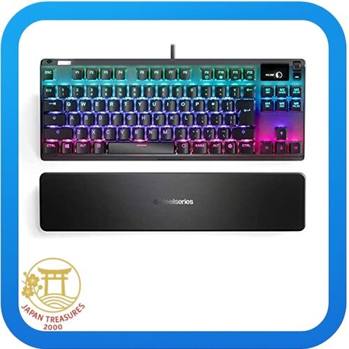 SteelSeries Gaming Keyboard Tenkeyless Blue Switch Wired Japanese Layout OLED