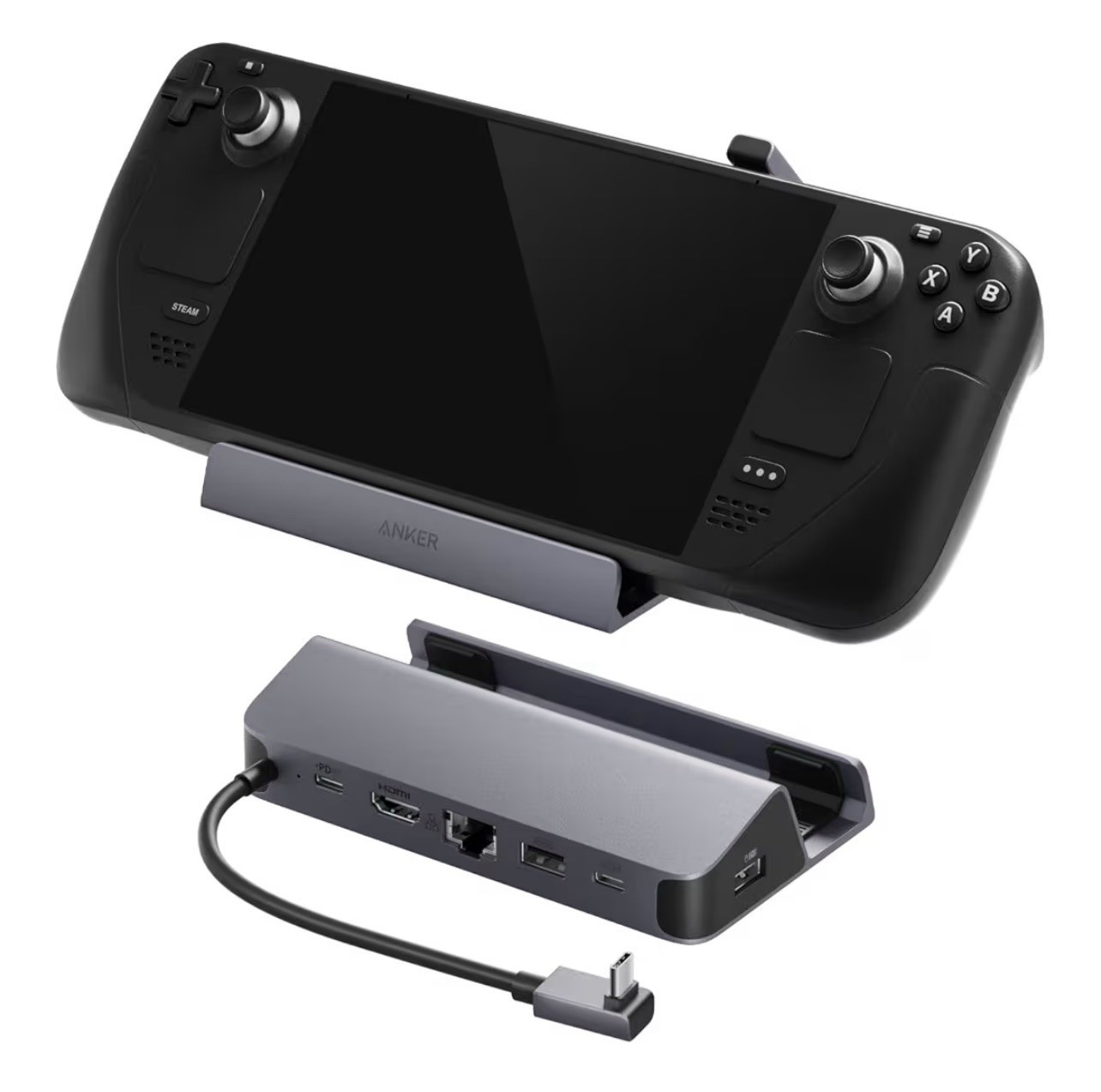 Anker Docking Station for Steam Deck/ROG Ally 6-in-1 USB C Hub HDMI 4K@60Hz 100W