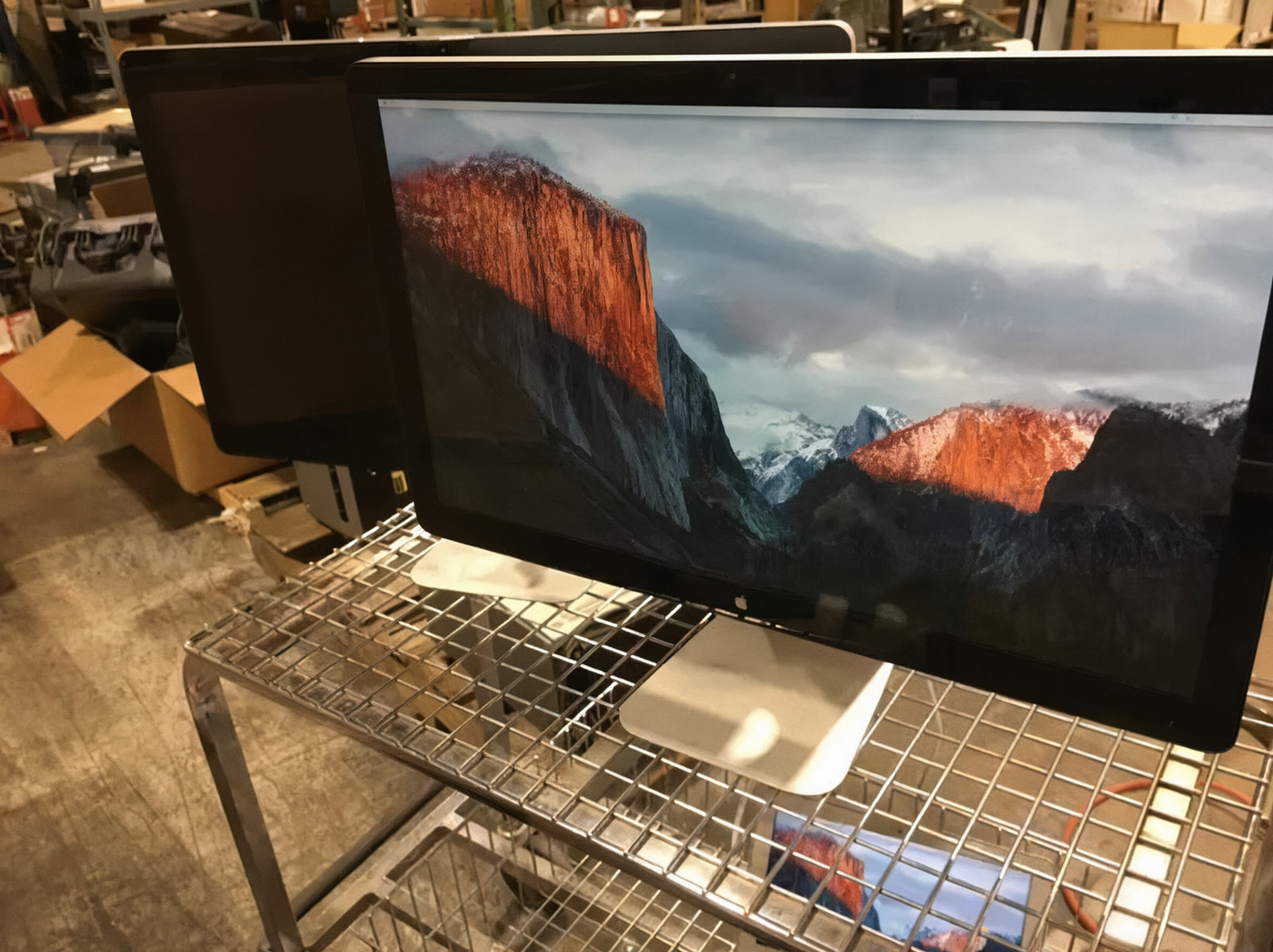 Apple Thunderbolt Display 27 A1407 2560x1440 IPS Silver Grade A Tested