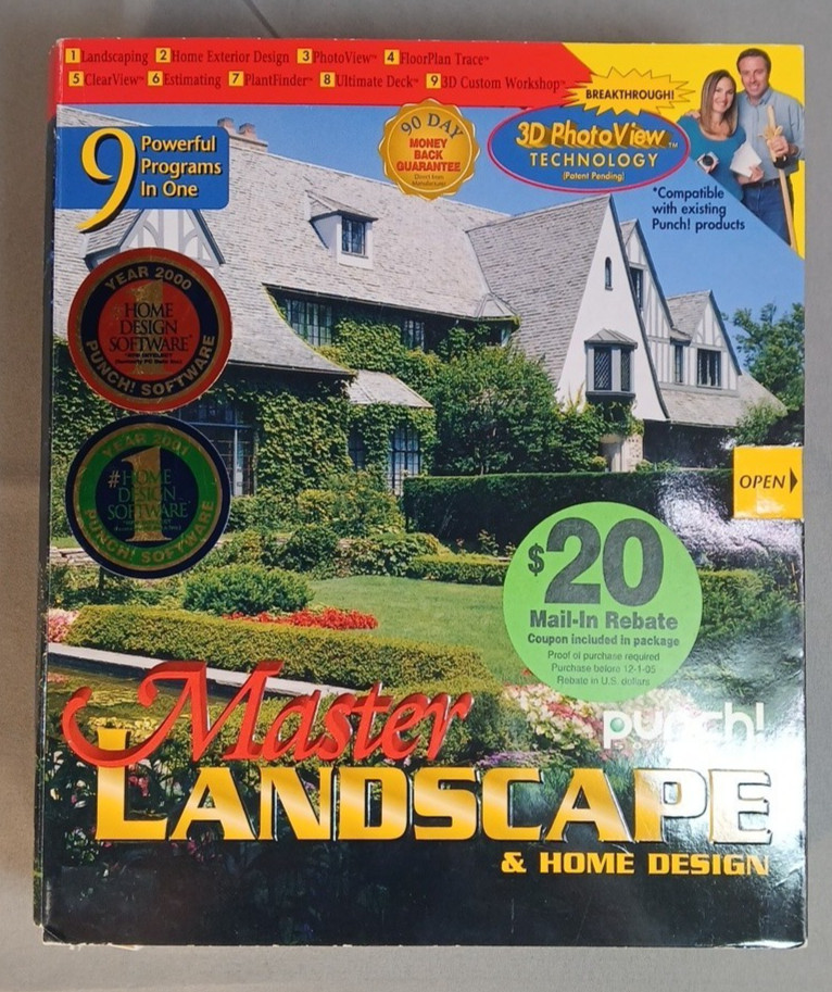 Masters Landscape & Home Design Windows 2000 Vintage