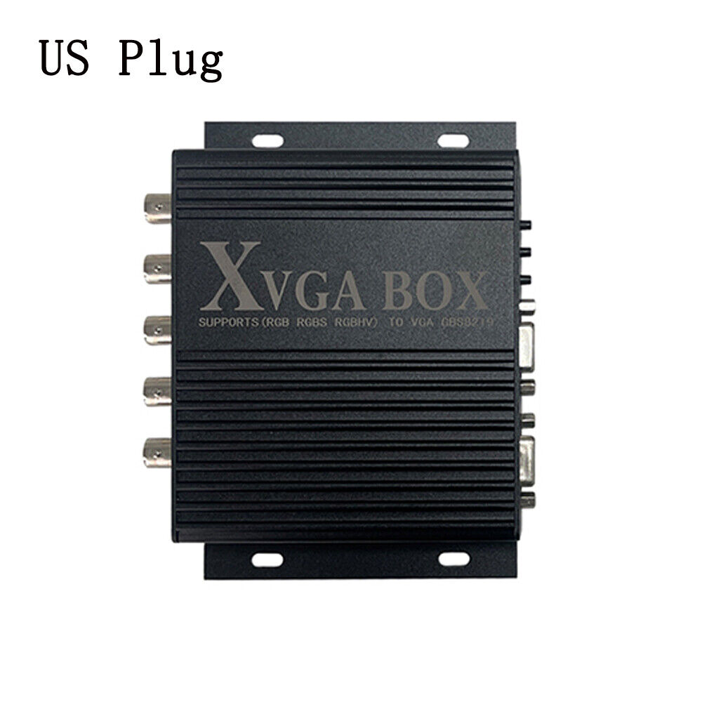XVGA Box RGB RGBS MDA CGA EGA To VGA Industrial Monitor Video Converter US EU