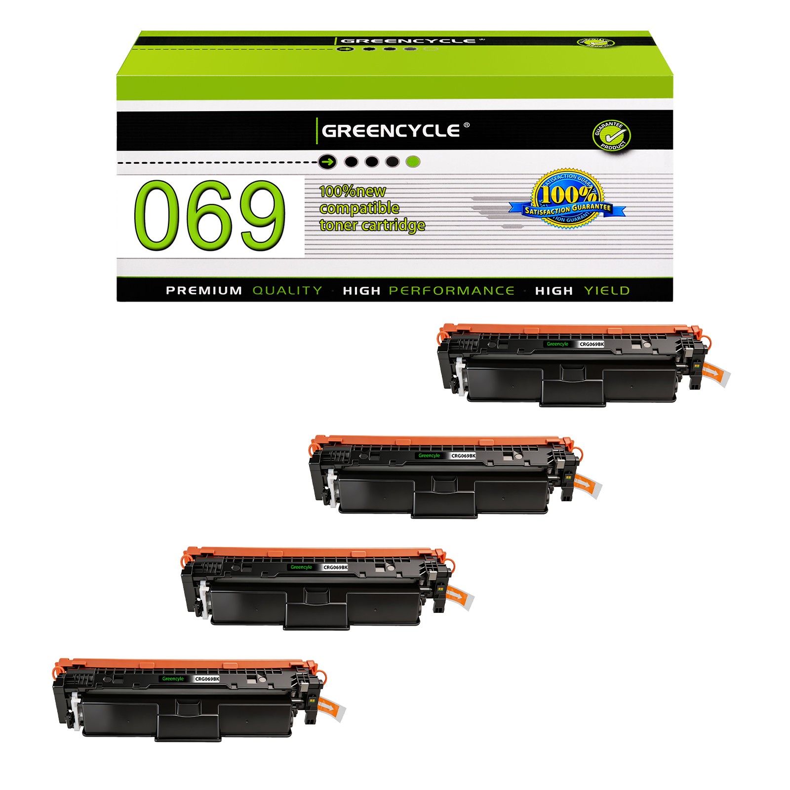 4P CRG069 CRG-069 Compatible Toner Cartridge for Canon MF752cdw MF751Cdw MF756Cx
