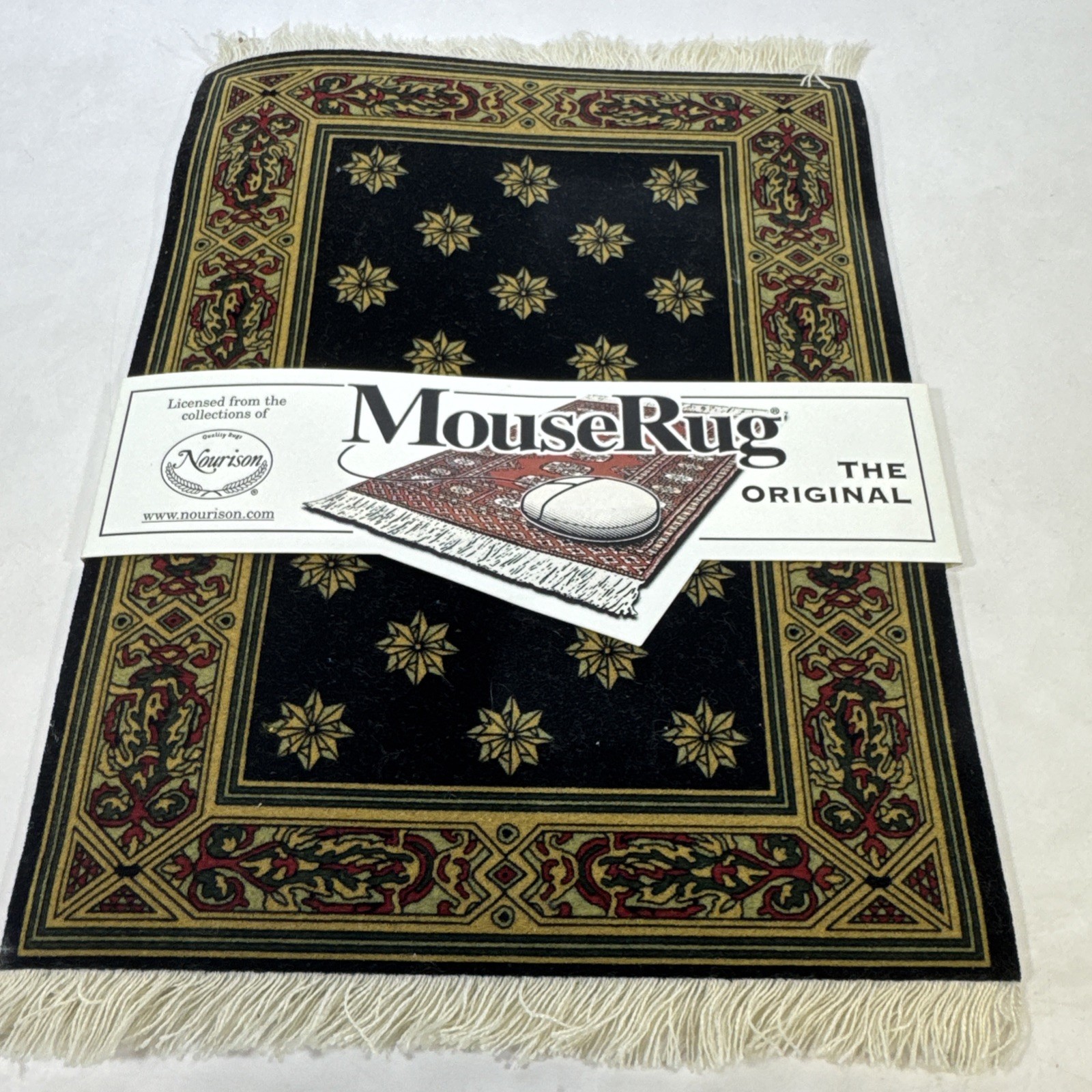FiberLok Mouse Rug Country Heritage Stars Celestial Design 7.125"X10.25" USA