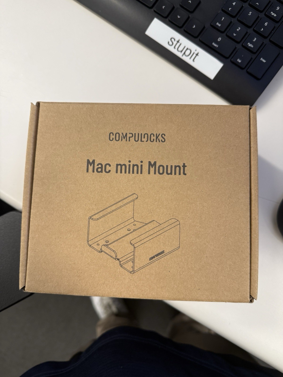 Compulocks Mac mini Mount Bracket VESA Under Desk Wall Mount for Apple Mac mini