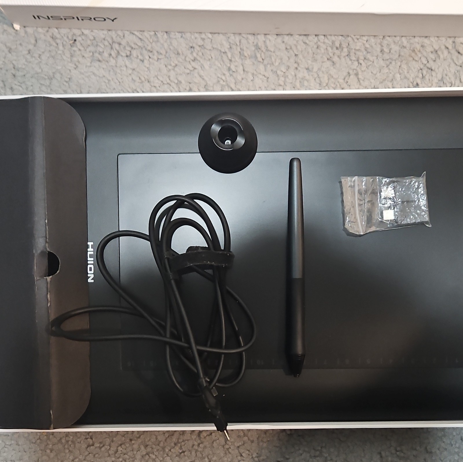 USED Huion Inspiroy H610PRO V2 Graphic Tablet + Pen and USB Cable (READ DESC)
