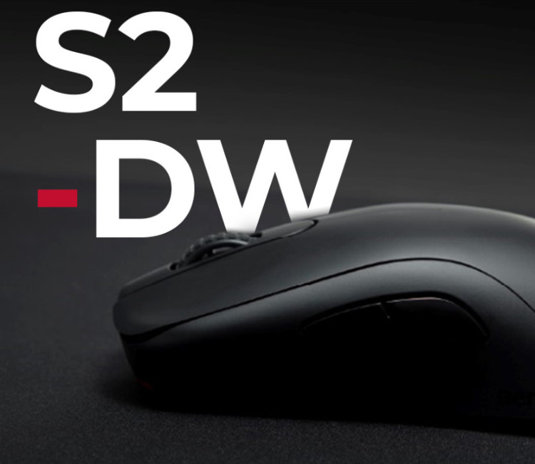 BenQ ZOWIE S2-DW 4K Wireless eSports Gaming Mouse w/ 4K Receiver - EXPRESS