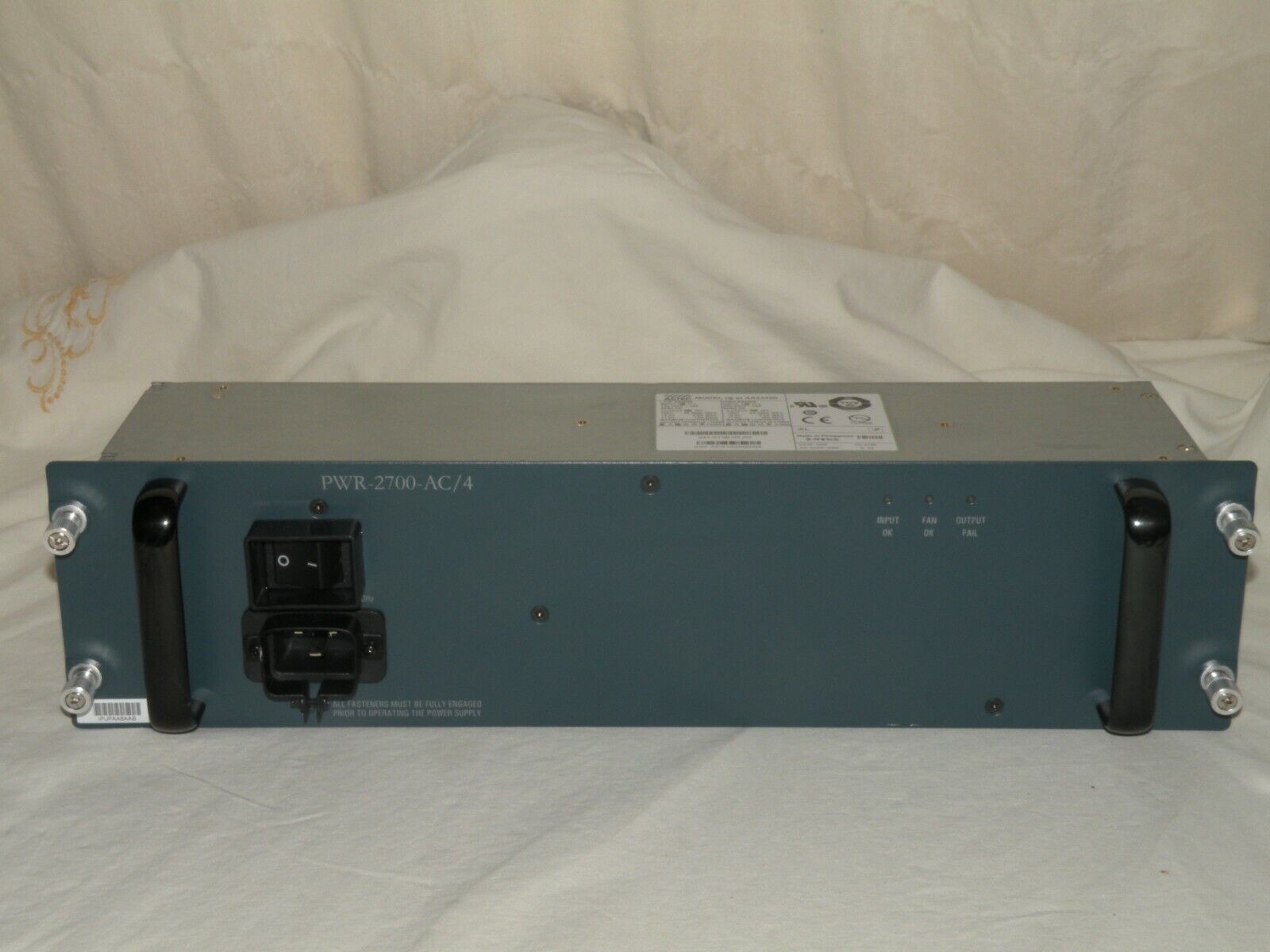 Astec AA23420, 2700W Power Supply For Cisco Servers, PWR-2700-AC/4, Works Fine 