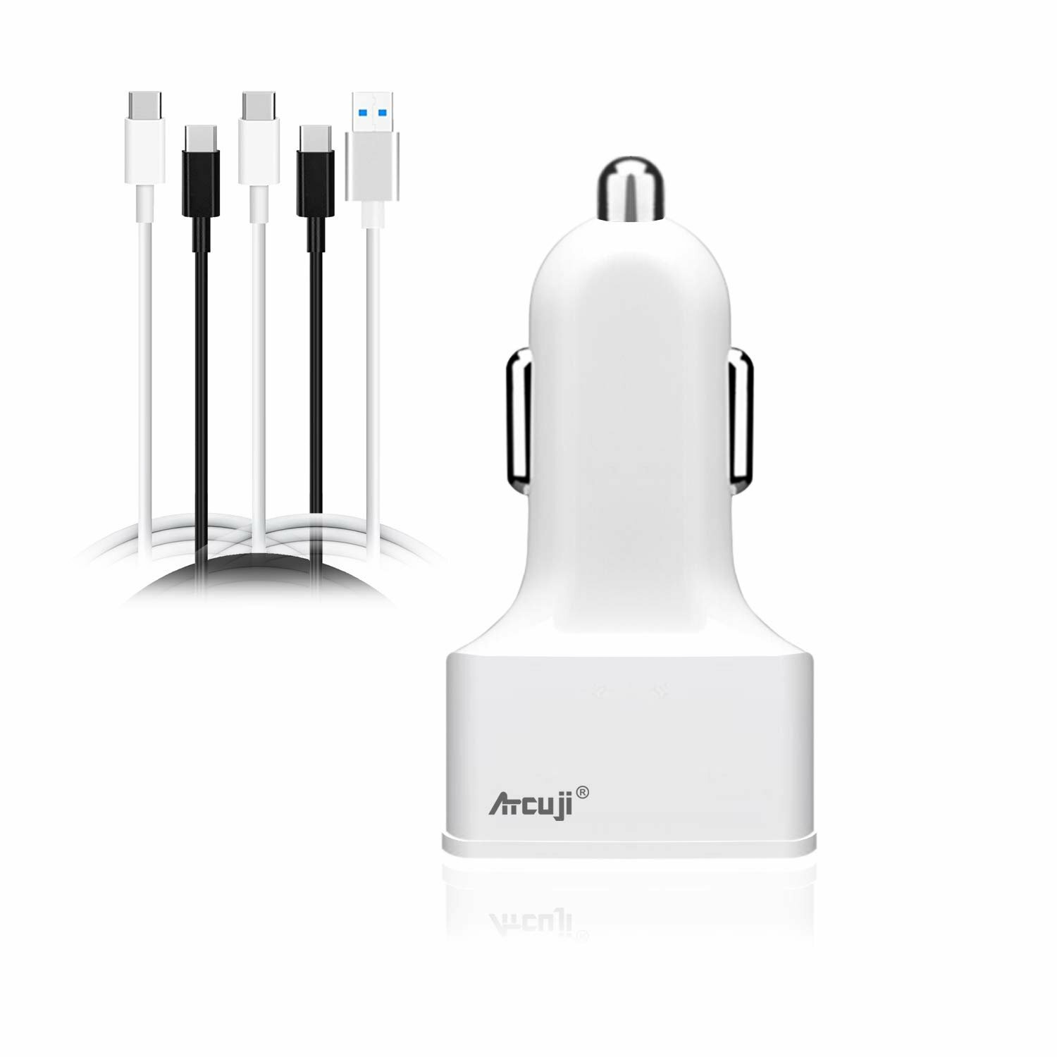 Atcuji 130W 90W USB C Car Charger Lenovo ThinkPad Yoga Laptop Tablet Smartphone