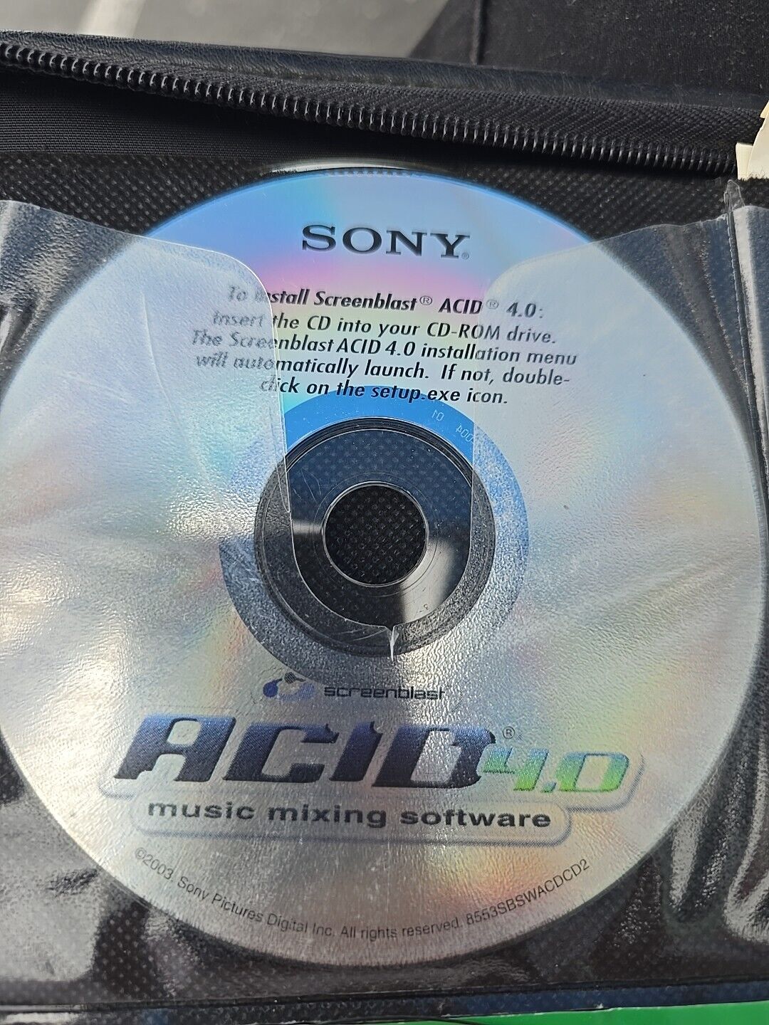 Sony Acid 4.0 Screenblast Music Mixing Software RARE DISC ONLY