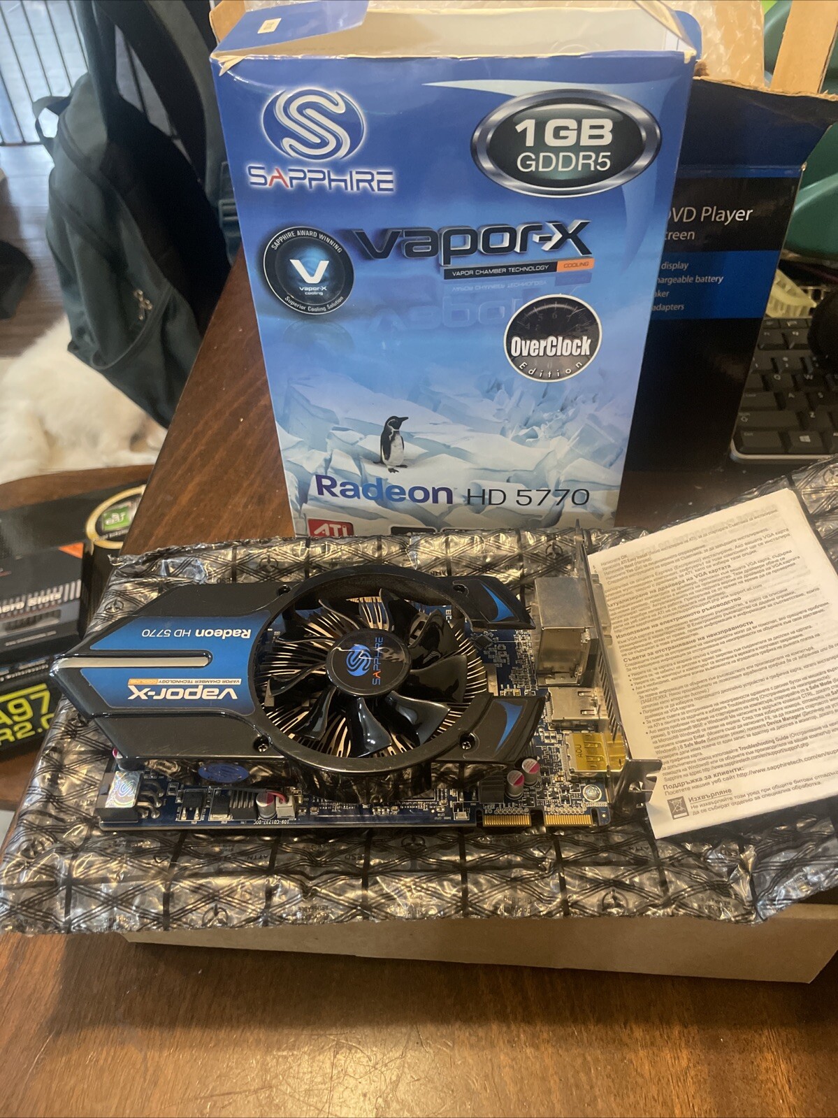 SAPPHIRE ATI RADEON HD 5770 VAPOR-X 1GB GDDR5 PCI-E X16