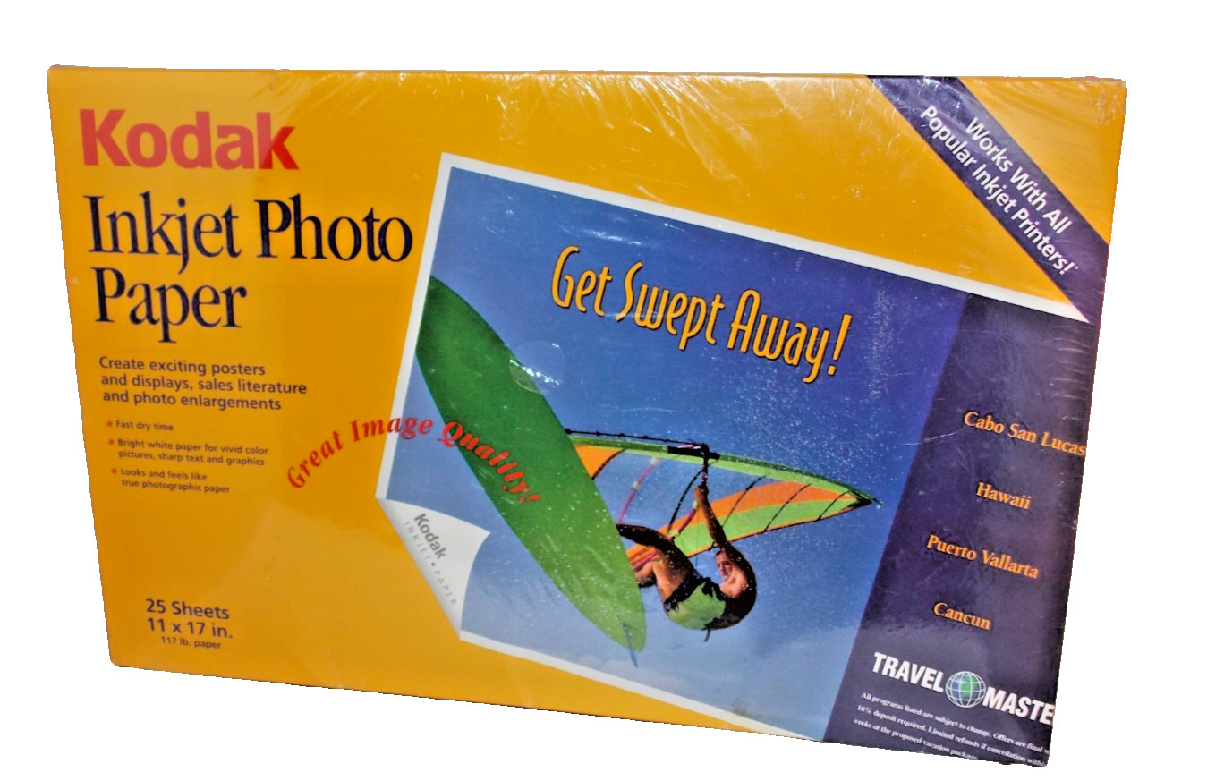 Kodak 11 inch x 17 inch inkjet photo paper 25 pack Sealed