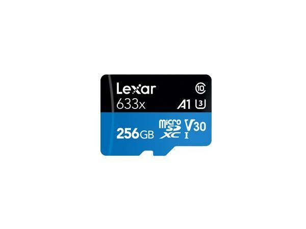 Lexar 633x 256 GB MicroSDXC UHS-I Class 10 (LSDMI256BB633A)