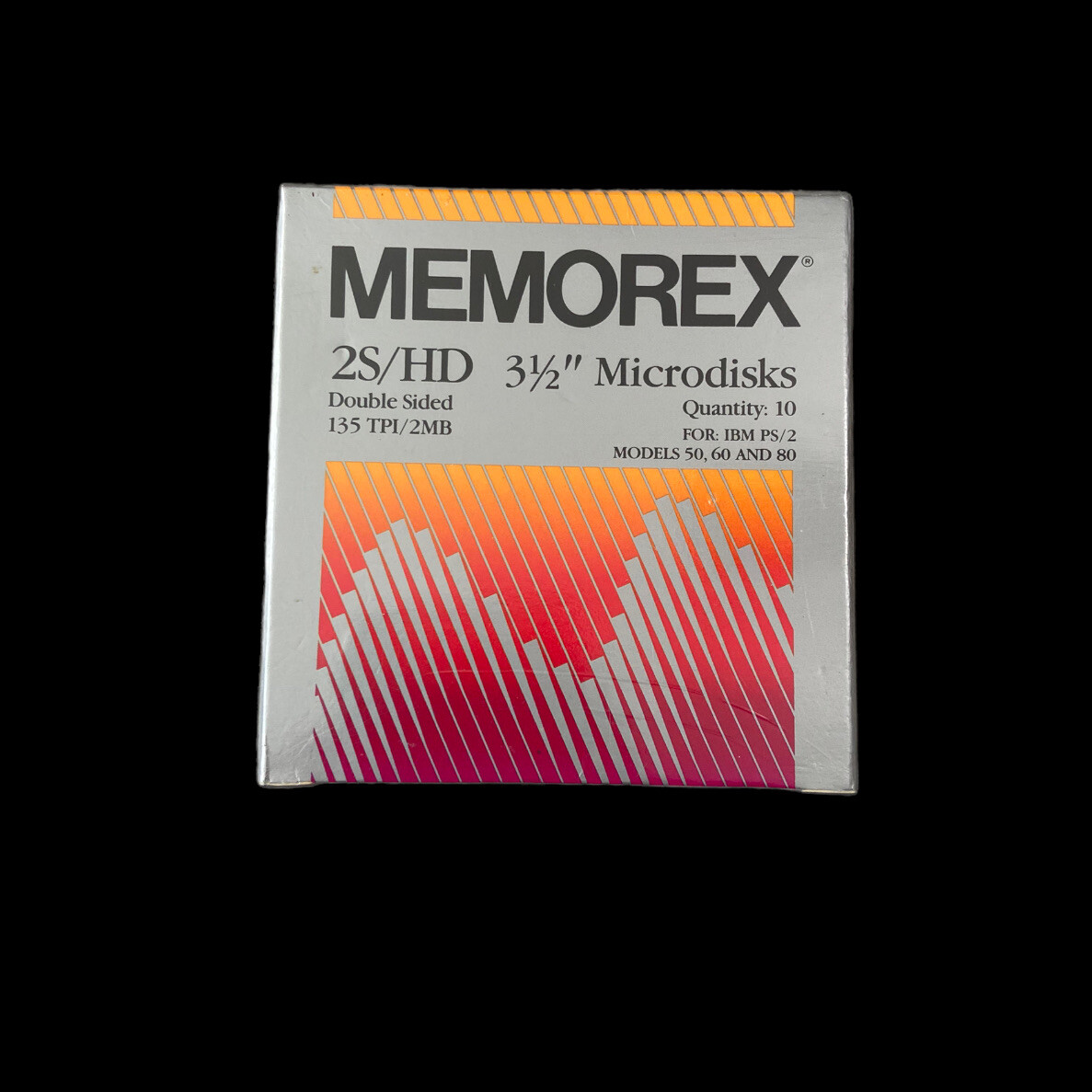 Memorex 2S/HD Double Sided 3.5" Microdisks 135 TPI / 2MB Qty. 10 NEW SEALED 