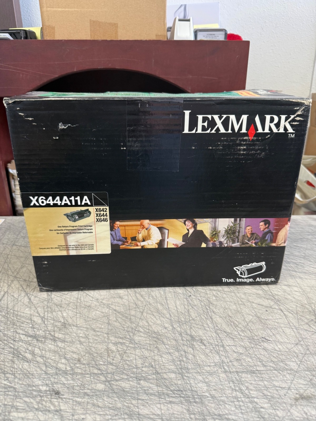 Genuine Lexmark X644A11A Toner Cartridge OPEN box