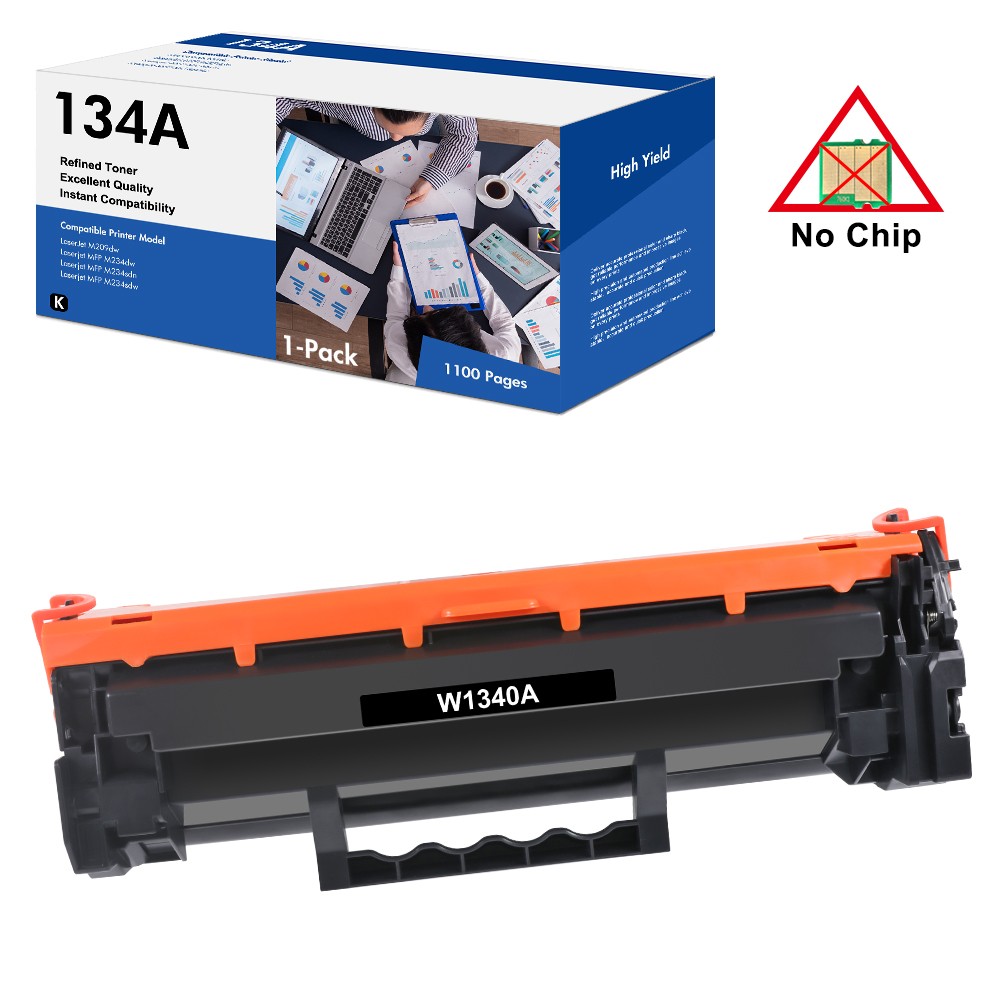 1PK W1340A 134A Toner Compatible With HP LaserJet M209dw MFP M234sdw [No Chip]