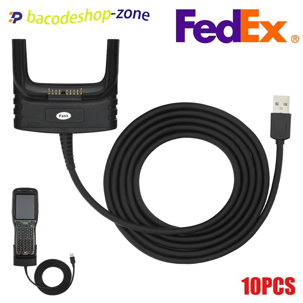 10Pcs For Honeywell Dolphin 99EX 99GX USB Charging Cable w/ Adapter