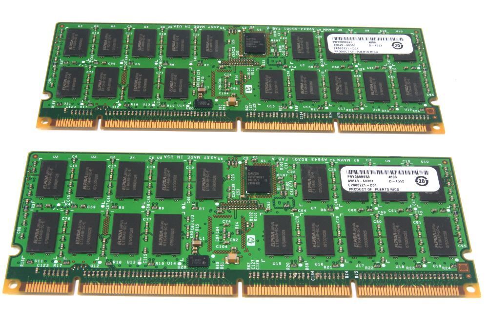 HP AB455A A9849-60301 8GB(2x4GB)PC2-4200 ECC RAM Memory Kit RX7640 RX8640