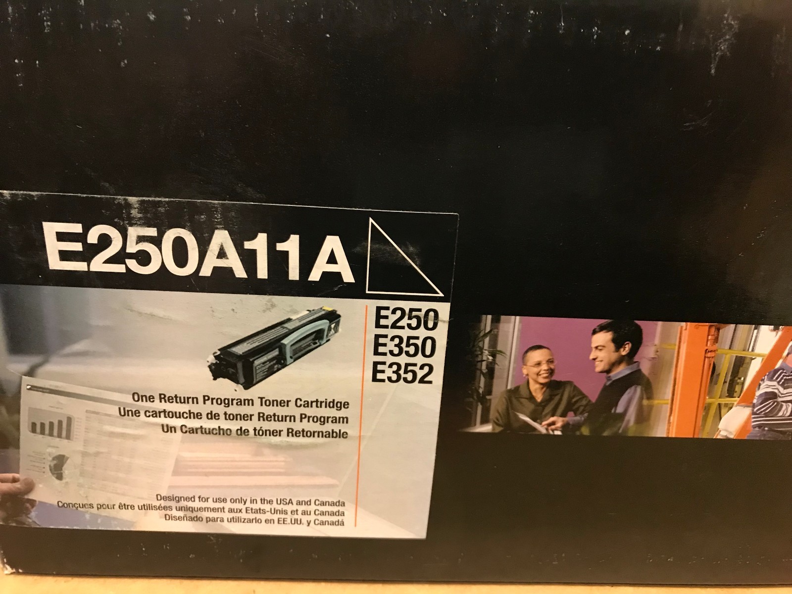 ONE GENUINE LEXMARK E250A11A TONER CARTRIDGE FOR LEXMARK E250/E350/E352