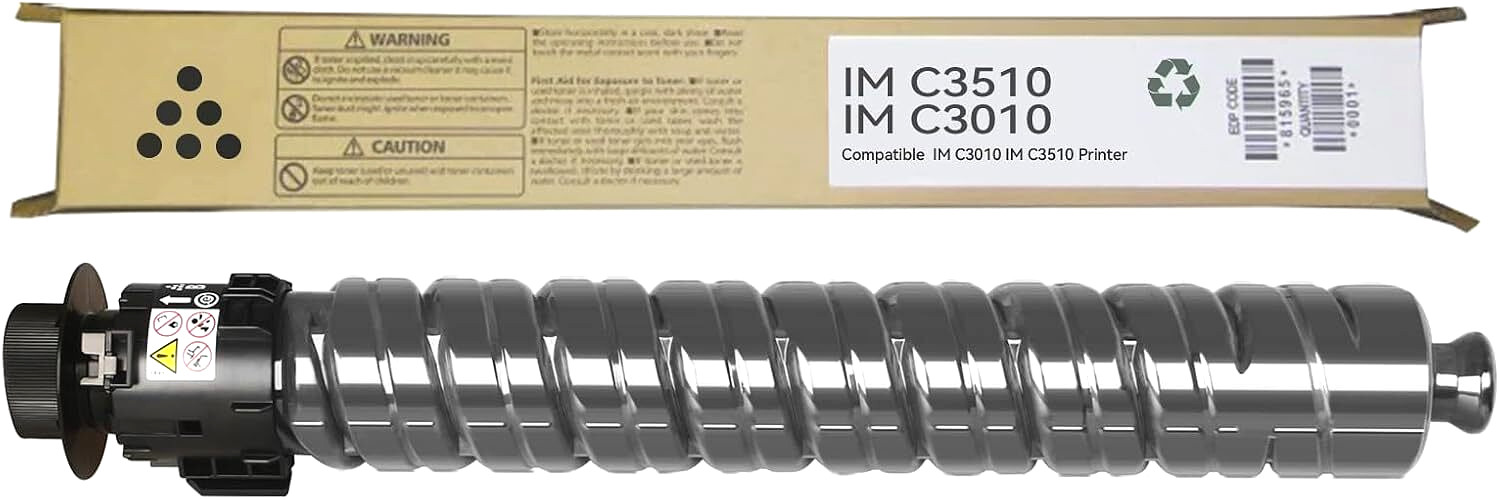 Black Toner Cartridge for Ricoh IM C3510 / IM C3010 Printers Model 842550