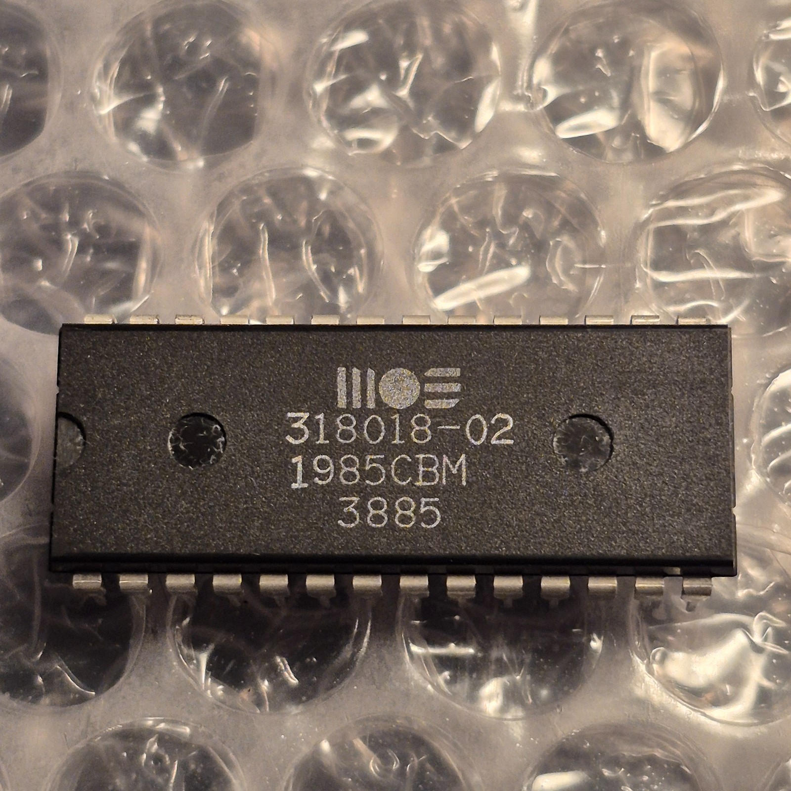 ✅ CHIP MOS 318018-02 ⭐ Commodore C128 C128D C128DCR C64 1541 1570 ⭐ EXCELLENT ⚡️