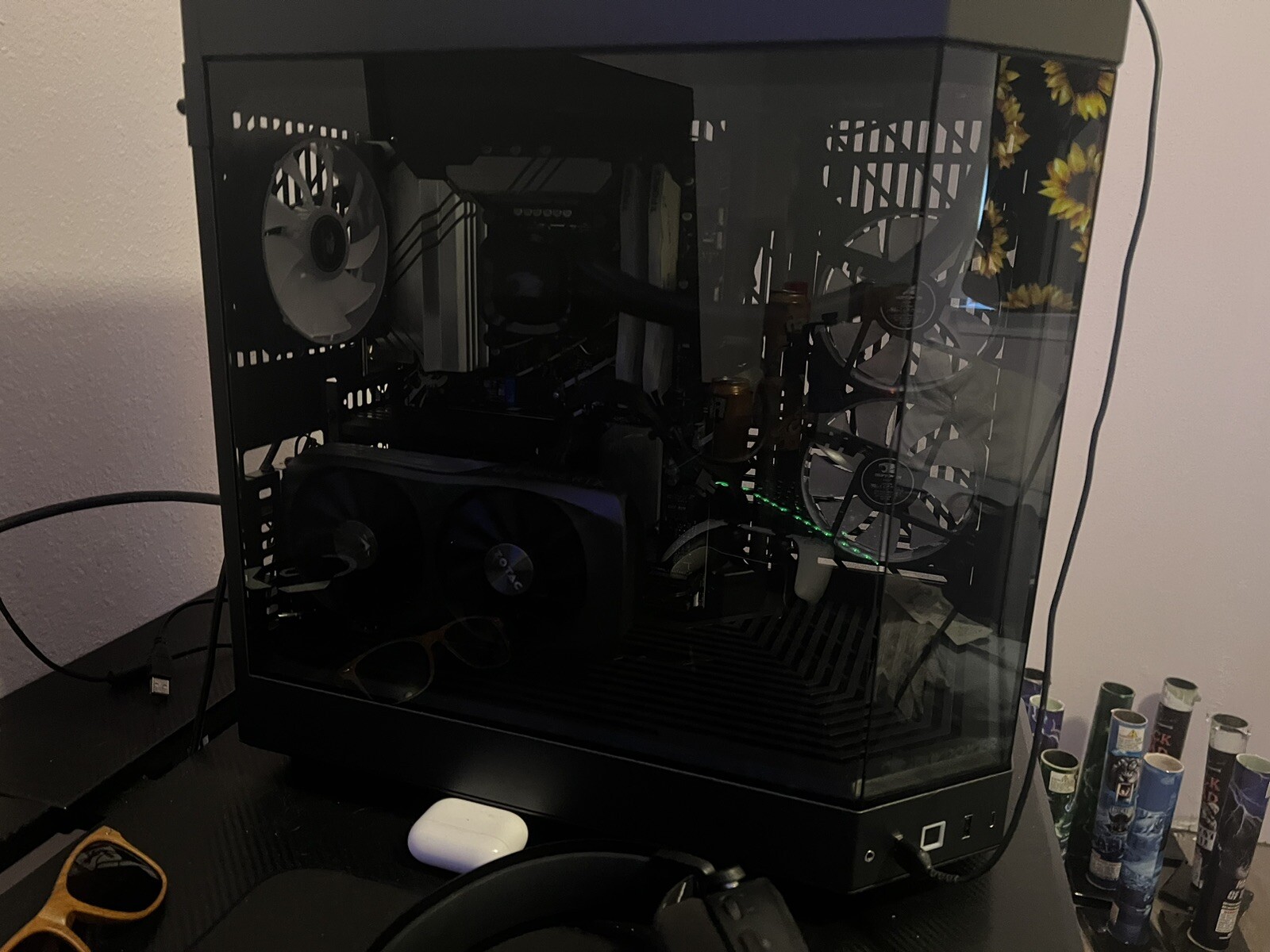 gaming pc ibuypower, With Gaming Desk, Mouse, Keyboard, Elgato Wave 3 Mic