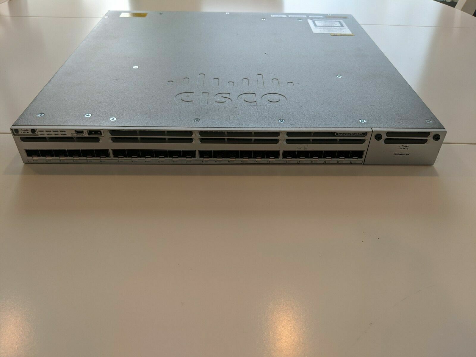 Cisco WS-C3850-24XS-S IP Base Switch 24 SFP+ Ethernet Ports 715WAC PWR
