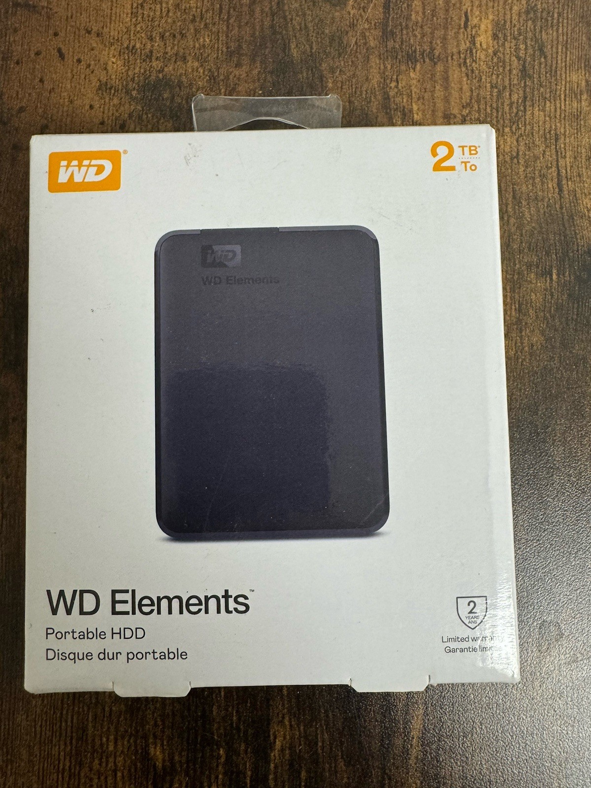 WD Elements 2TB Portable External Hard Drive Black USB 3.0 HDD SEALED