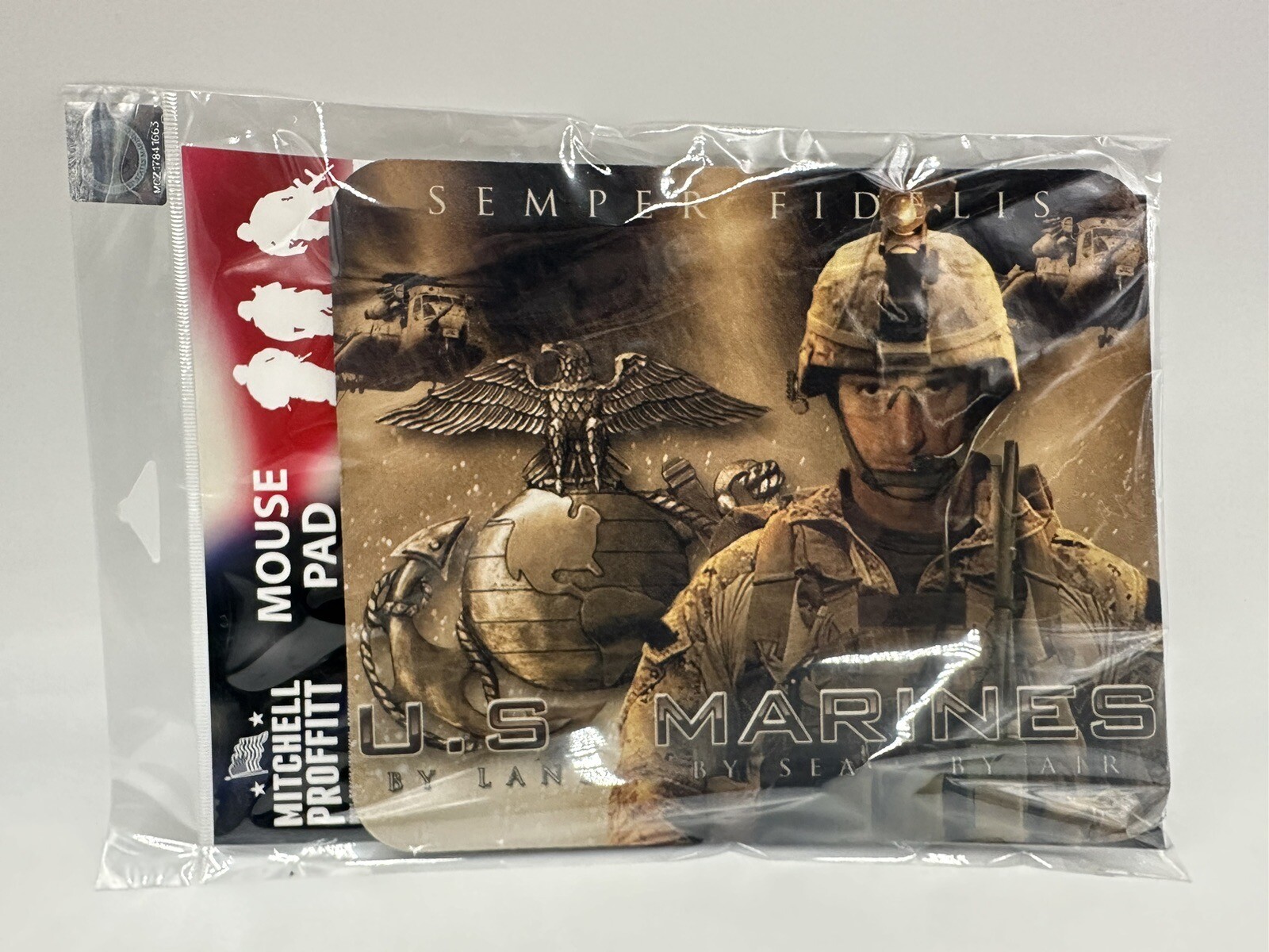US MARINES SEMPER FIDELIS EGA NEOPRENE MOUSE PAD MADE IN USA