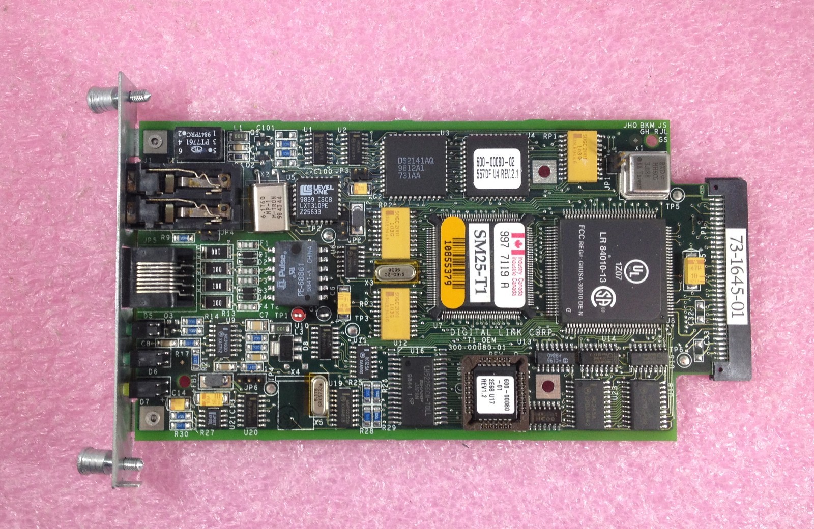 GENUINE CISCO SM25-T1 / 73-1645-01 FT1/T1 DSU/CSU WAN INTERFACE MODULE / CARD 