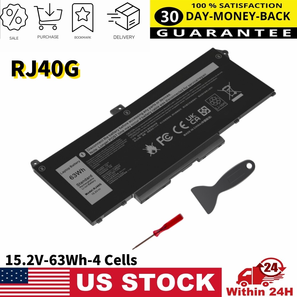 ✅Lot 10pcs RJ40G Laptop Battery For Dell Latitude 5420 5520 Precision 3560 M033W