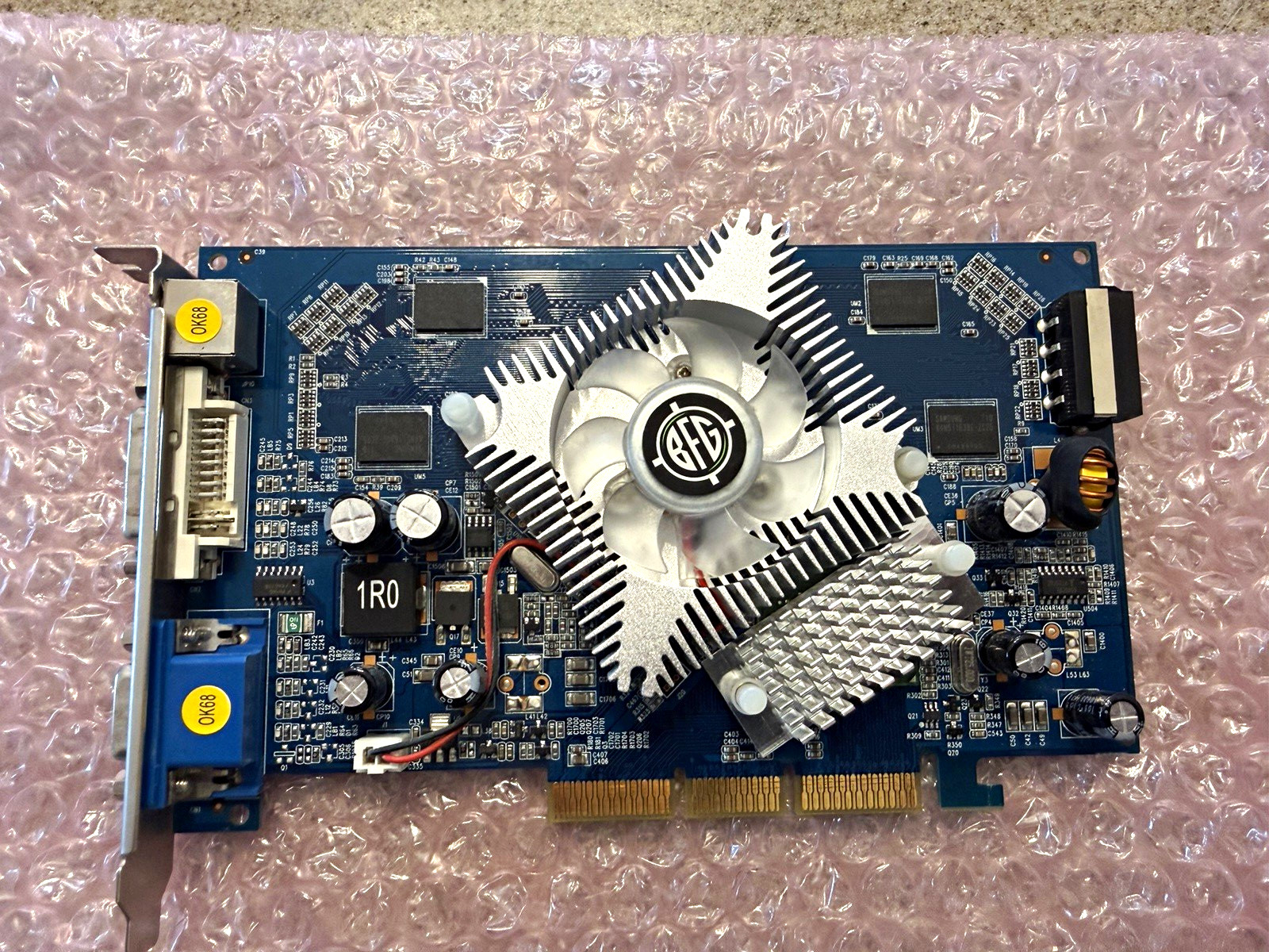 BFG GeForce 7600 GS OC 512MB AGP 8x Video Card BFGR76512GSOC DVI VGA TV