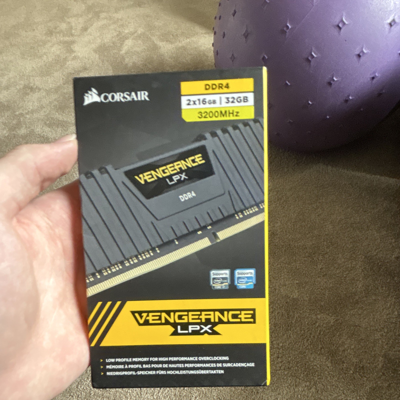 Corsair Vengeance LPX 32GB (2x16GB) DDR4-3200 PC4-25600 DIMM CMK32GX4M2E3200C16