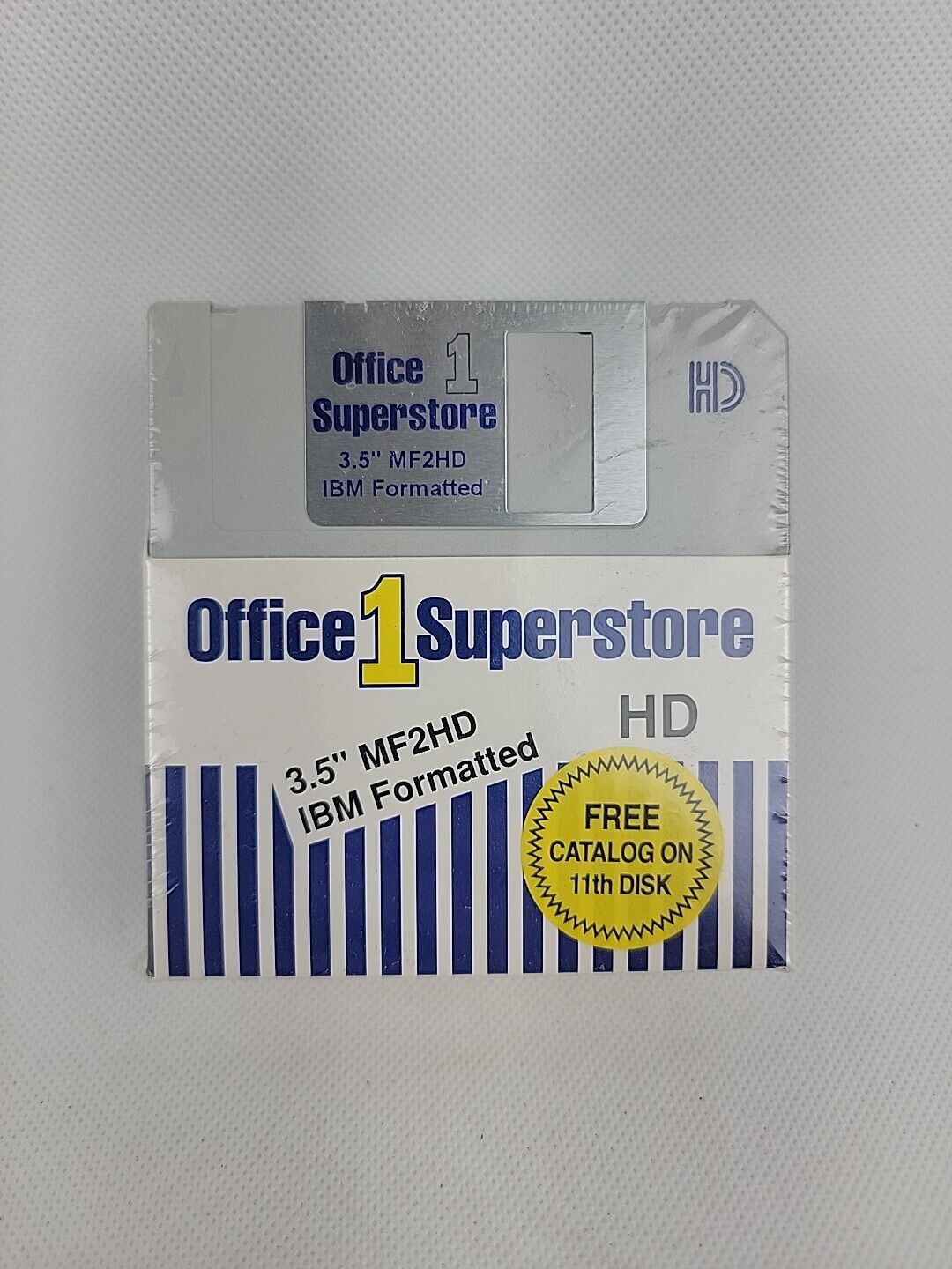 Office 3.5in MF2HD Floppy Diskettes IBM Format DS/HD Box Of 10 New Sealed