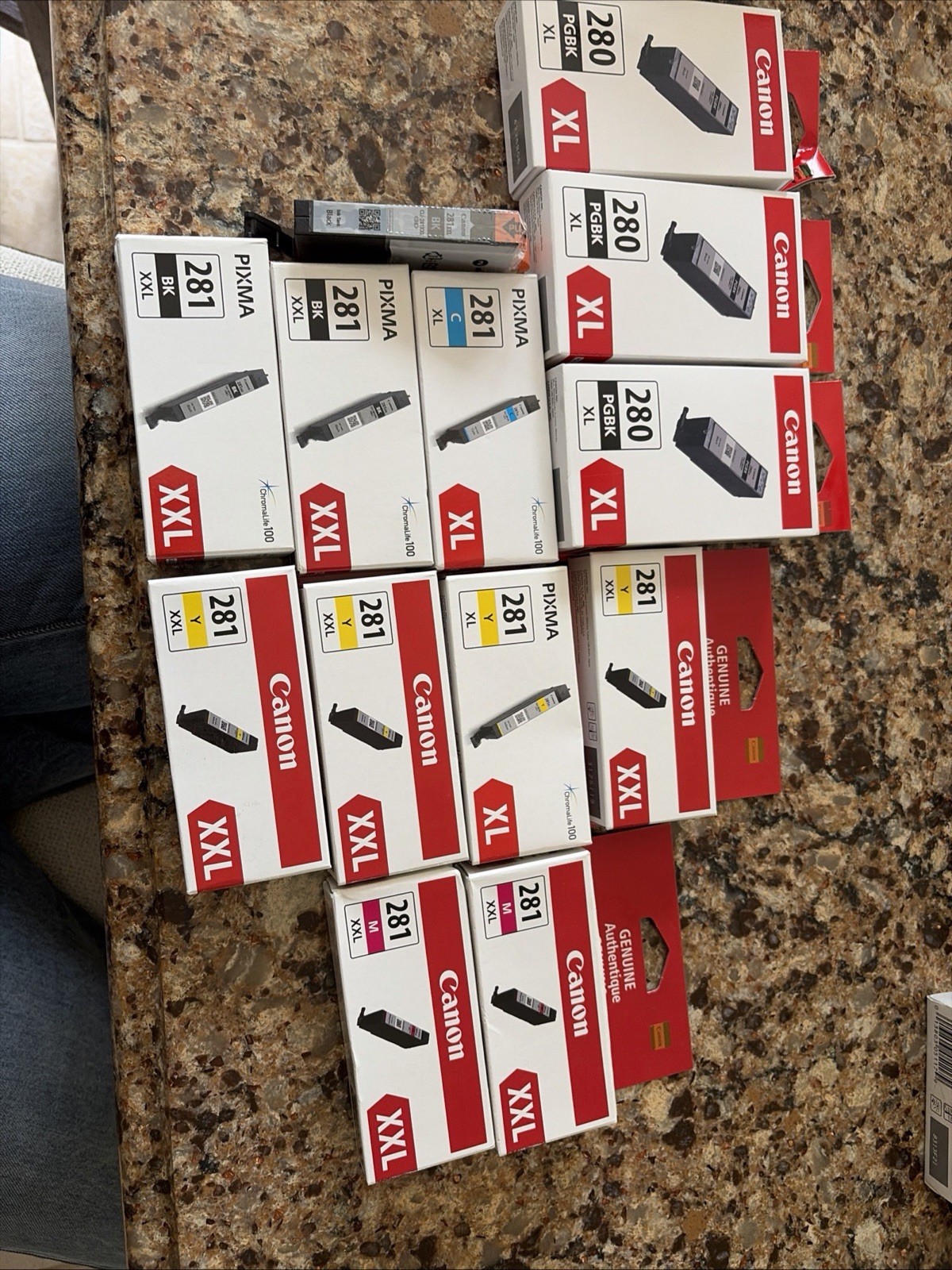 Genuine Canon 280 281 Ink Lot New Sealed Read Description 