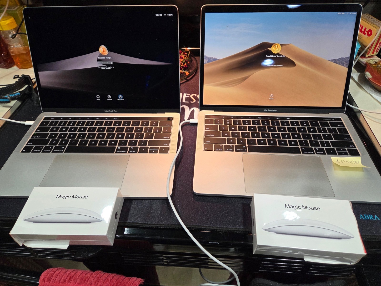 Apple MacBook Pro 13, Intel Core 15, selling pair together, $1000.00 total