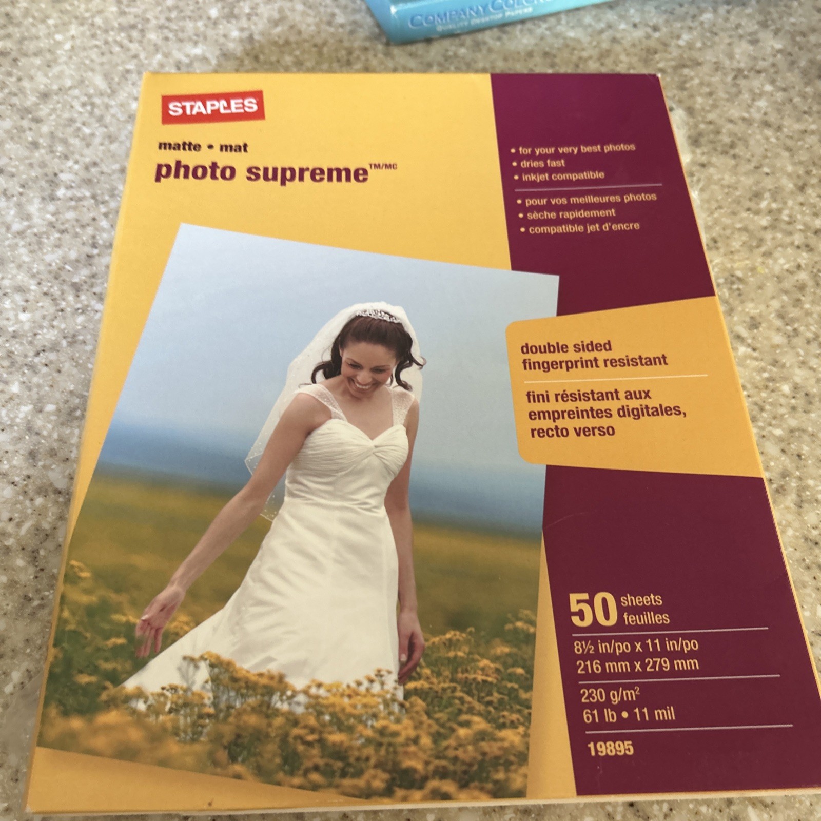 Staples Photo Supreme 38 Sheets Double Sided Fingerprint Resistant  19895