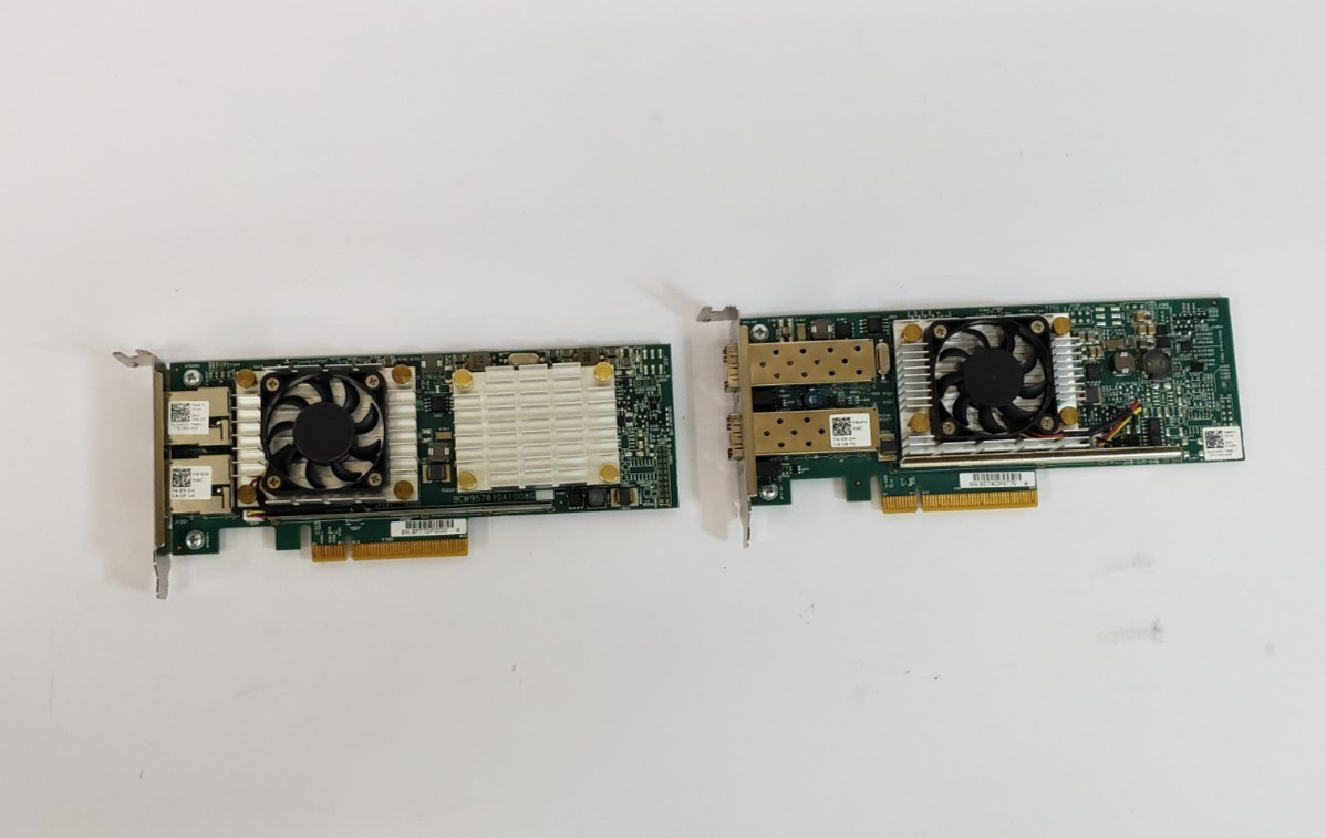 Mix Lot of 7 Dell 0Y40PH Broadcom BCM57810S Dual Port SFP+ 10GB Network Adapter