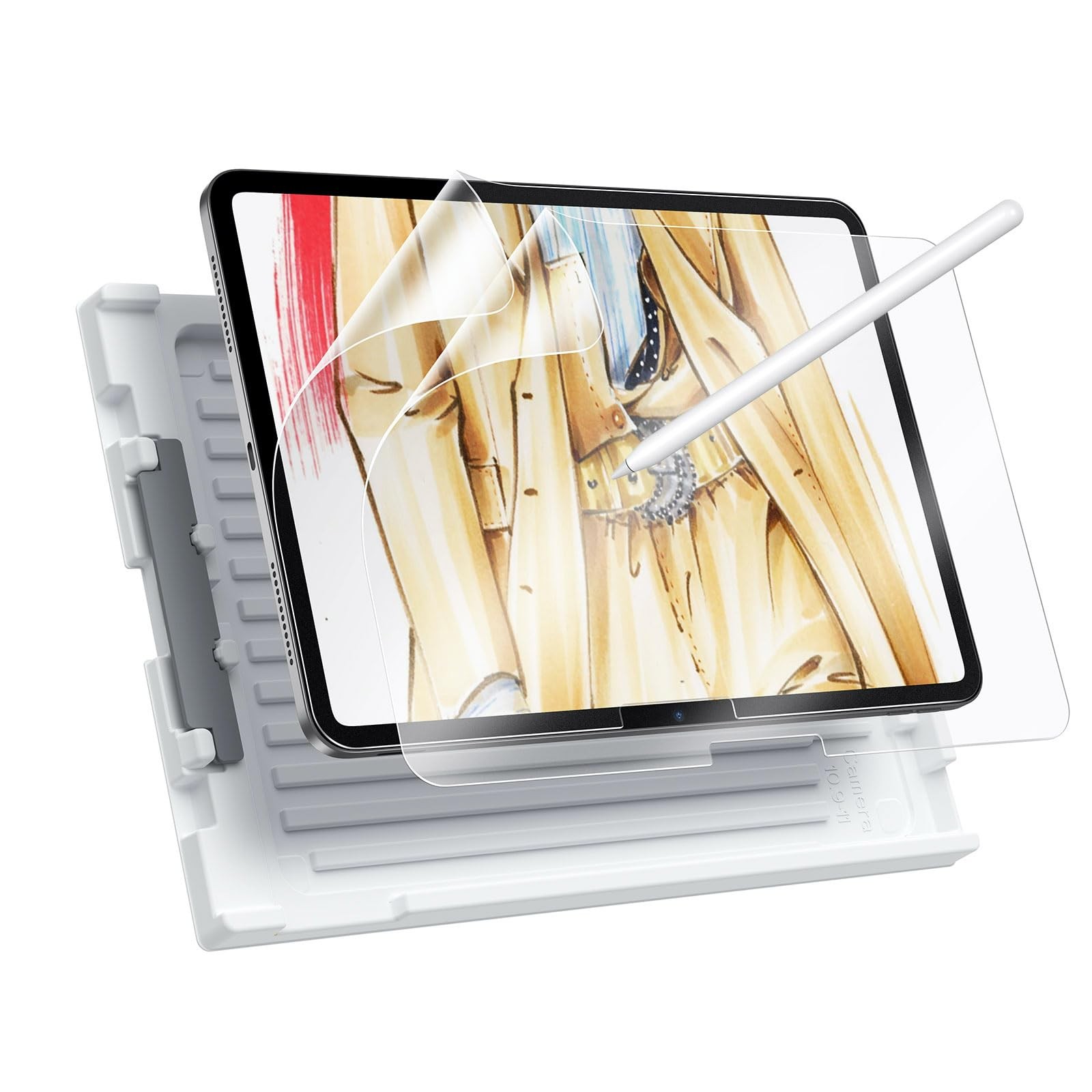 2 Pack Paper-Feel Screen Protector for iPad Air 11 Inch M3/M2 (7th/6th Genera...